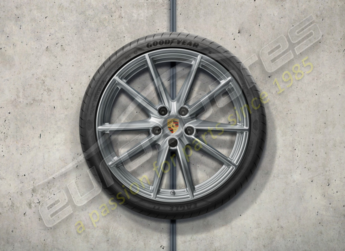 new porsche 20-/21-inch carrera s summer wheel and tyre set. part number 992044660b (1)