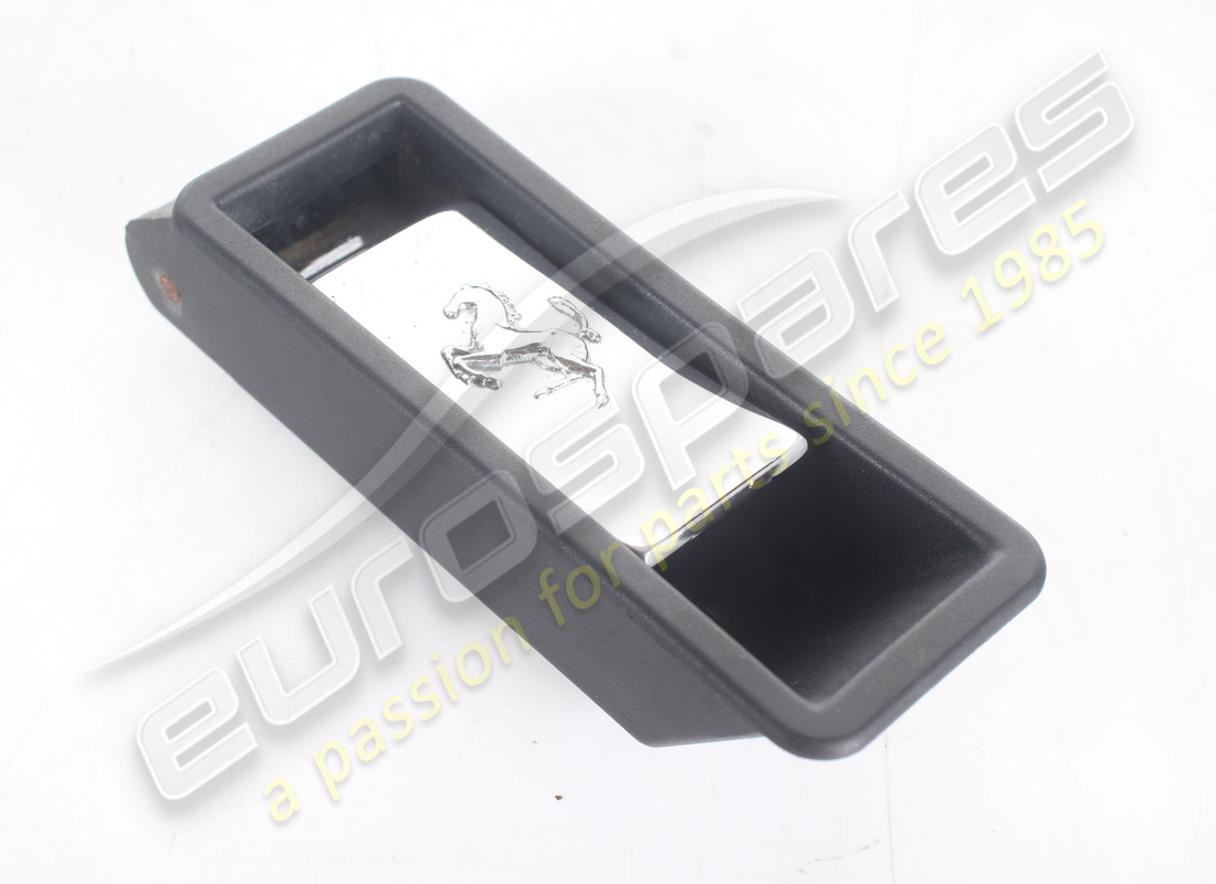 DAMAGED Ferrari INTERNAL BOOT RELEASE HANDLE (EMBOSSED HORSE MOTIF) . PART NUMBER 63011800 (1)