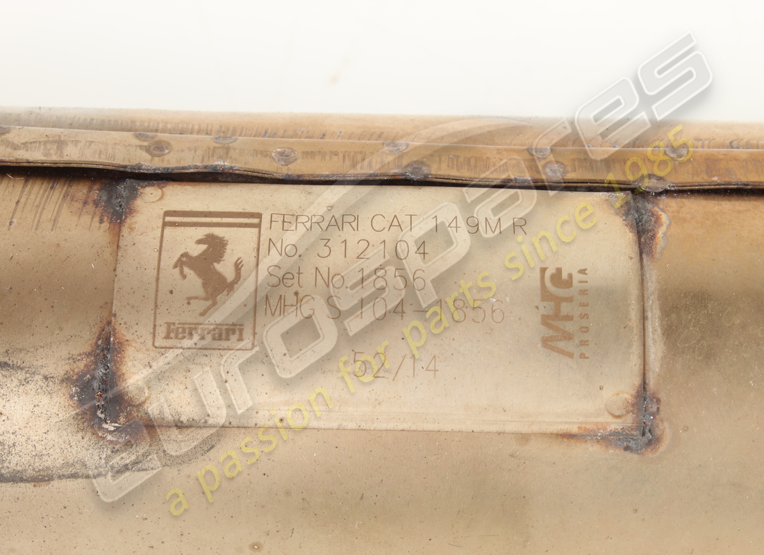 used ferrari complete rh catalytic converter. part number 312104 (3)
