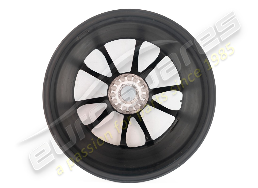 USED PORSCHE ALLOY WHEEL WITH CENTRAL LOCKING MATT BLACK. PART NUMBER 99136218982JE1 (3) used porsche alloy wheel with central locking matt black. part number 99136218982je1 (3)