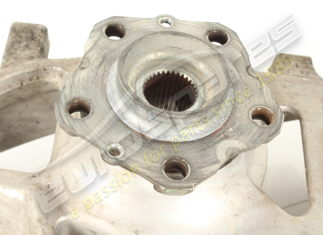 USED FERRARI COMPLETE LH FRONT HUB CARRIER. PART NUMBER 268377 (2) used ferrari complete lh front hub carrier. part number 268377 (2)