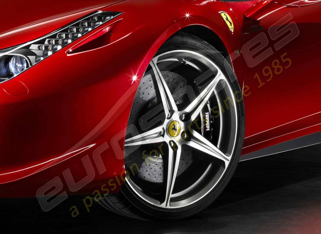 new ferrari wheel set (forged diamond cut) 20 inch. part number 70004981 (1)