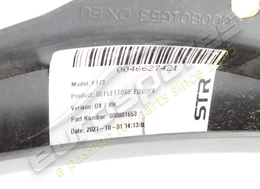 used ferrari deflettore dx nero. part number 801653 (3)