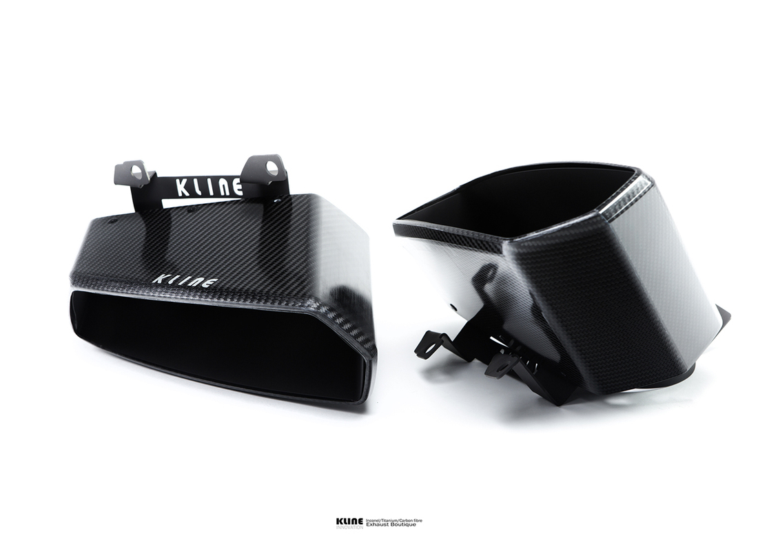 NEW KLINE INNOVATION LAMBORGHINI HURACAN LP610 CARBON FIBER TIPS. PART NUMBER KLLAMHURCFT (1) new kline innovation lamborghini huracan lp610 carbon fiber tips. part number kllamhurcft (1)