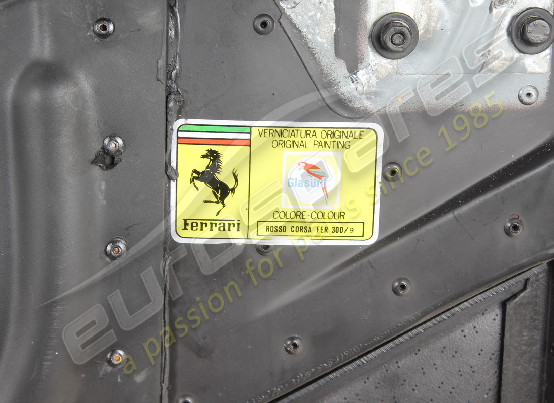 USED FERRARI FRONT BONNET RHD PART NUMBER 61495400 (3) used ferrari front bonnet rhd part number 61495400 (3)