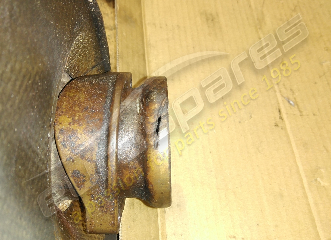 DAMAGED FERRARI LH REAR SILENCER. PART NUMBER 156348 (2) damaged ferrari lh rear silencer. part number 156348 (2)