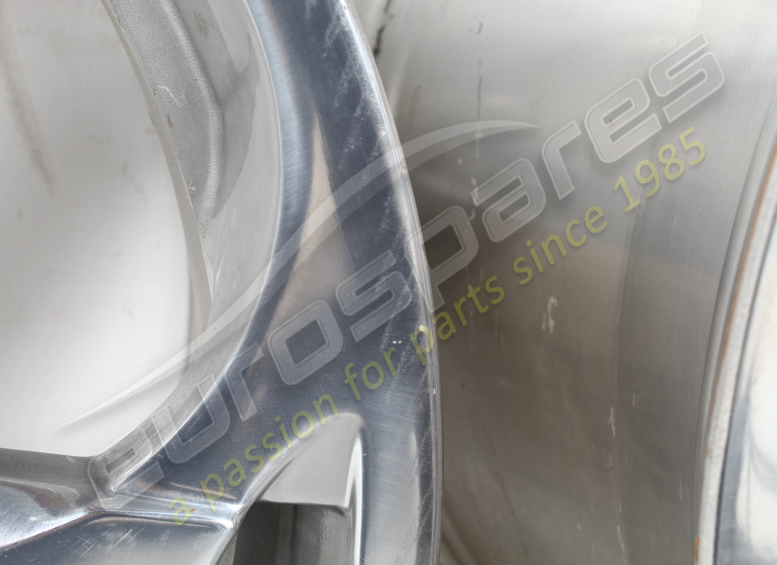 used lamborghini cassiopea wheel set (silver). part number 0r1400091 (9)