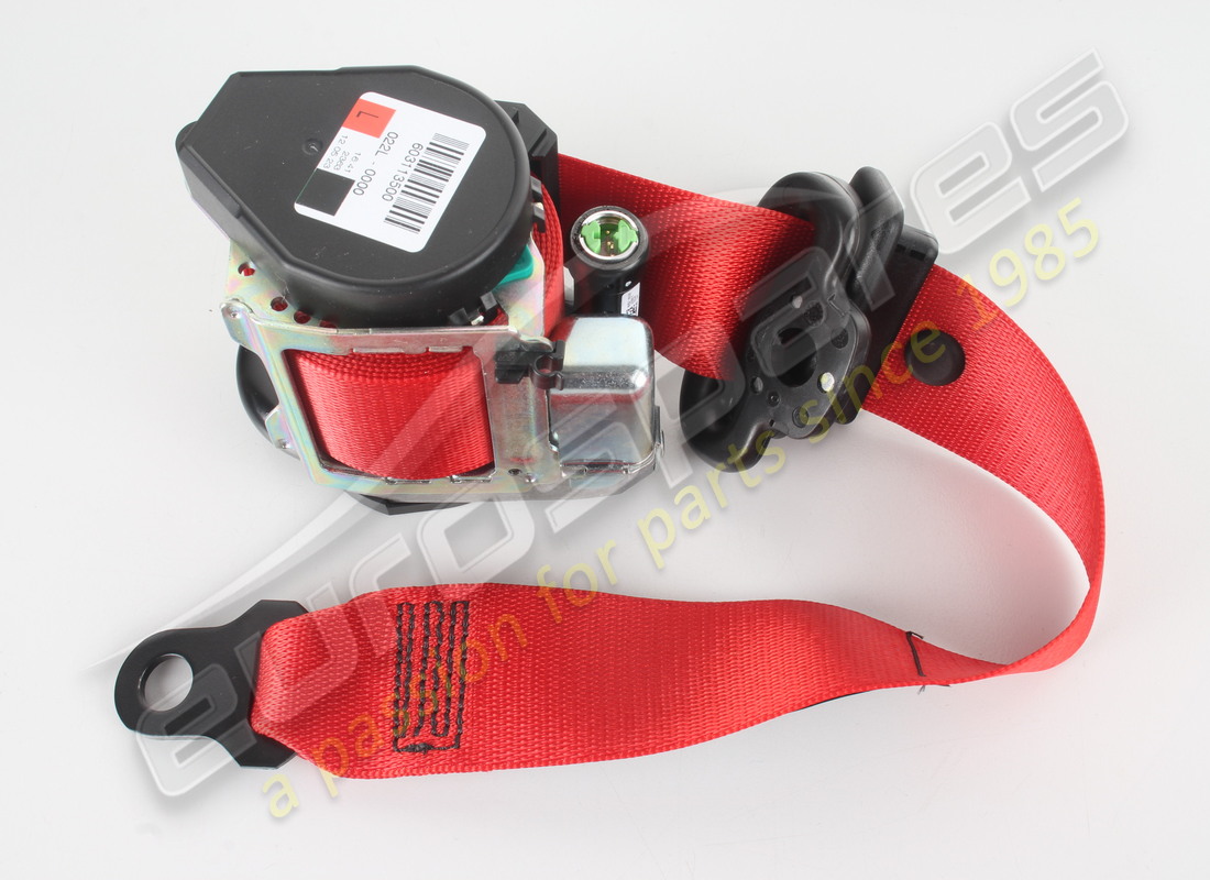 NEW PORSCHE THREE-POINT SAFETY BELT GUARDS RED (PORS. PART NUMBER 98780303306N13 (1) new porsche three-point safety belt guards red (pors. part number 98780303306n13 (1)