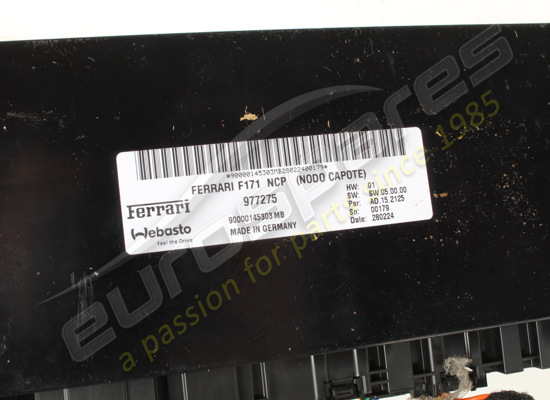 used ferrari complete hydraulic system ki. part number 903686 (6)