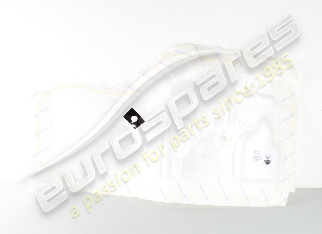 NEW MASERATI RH WATER SHIELD IN THE DOO. PART NUMBER 82215100 (1) new maserati rh water shield in the doo. part number 82215100 (1)