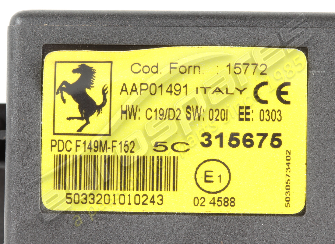 used ferrari parking sensor node ecu. part number 315675 (2)