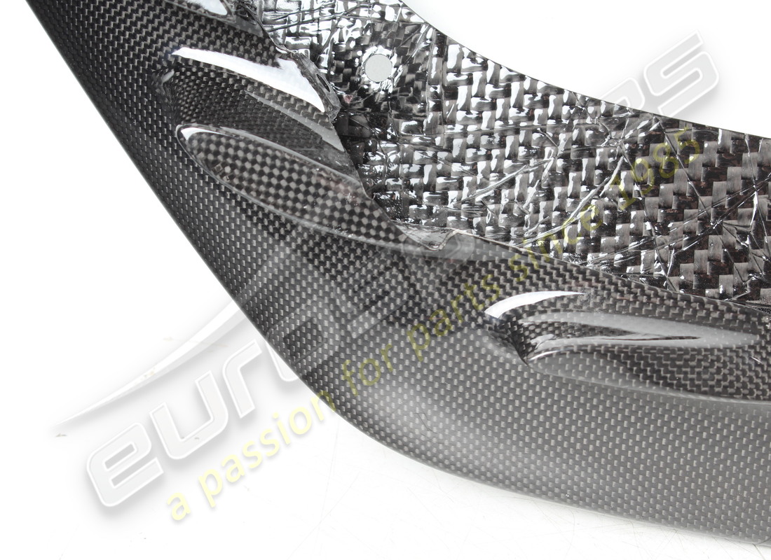 NEW FERRARI RIGHT FRONT BUMPER SPOILER (CARBON). PART NUMBER 812586 (4) new ferrari right front bumper spoiler (carbon). part number 812586 (4)