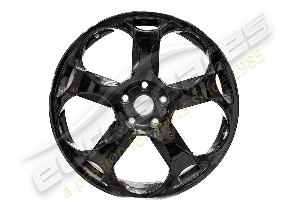 used lamborghini cassiopea shiny black wheels set. part number lwhe021 (2)