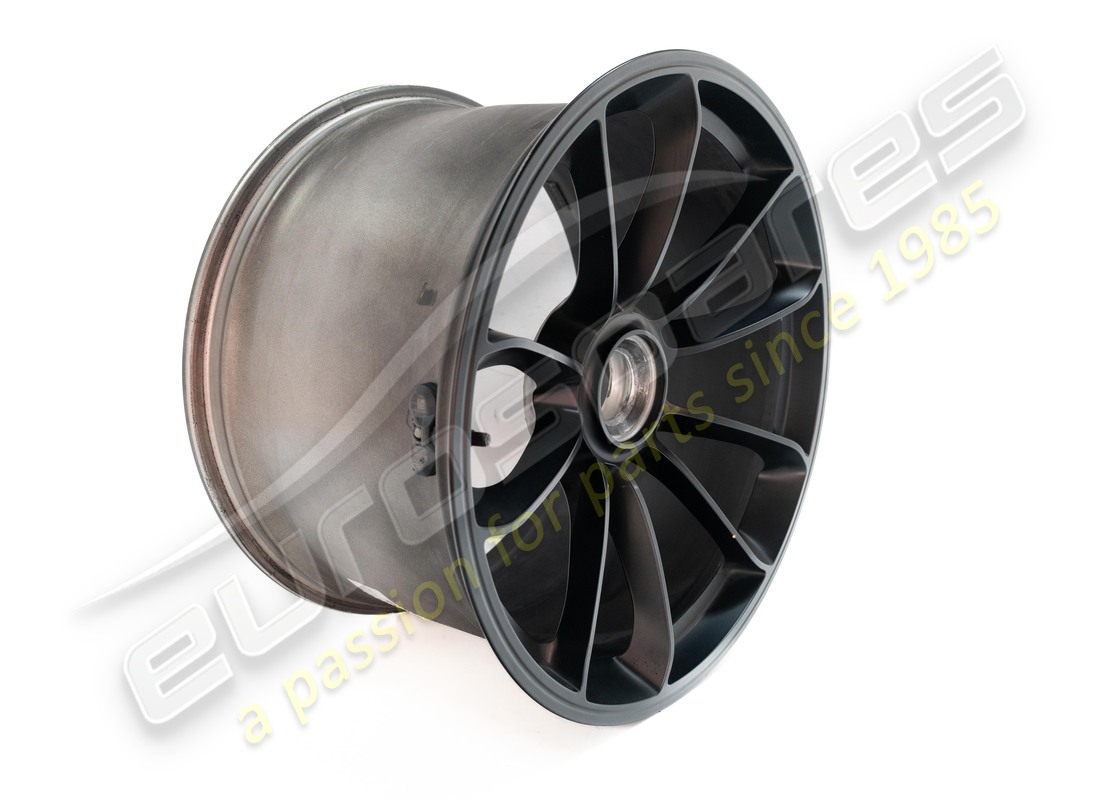 USED PORSCHE ALLOY WHEEL WITH CENTRAL LOCKING MATT BLACK. PART NUMBER 99136218982JE1 (2) used porsche alloy wheel with central locking matt black. part number 99136218982je1 (2)