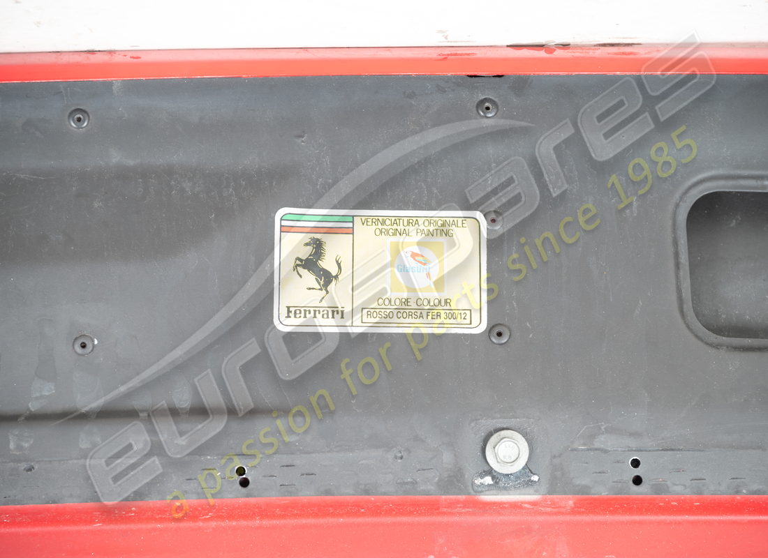 USED FERRARI ENGINE HOOD BONNET. PART NUMBER 64120300 (2) used ferrari engine hood bonnet. part number 64120300 (2)