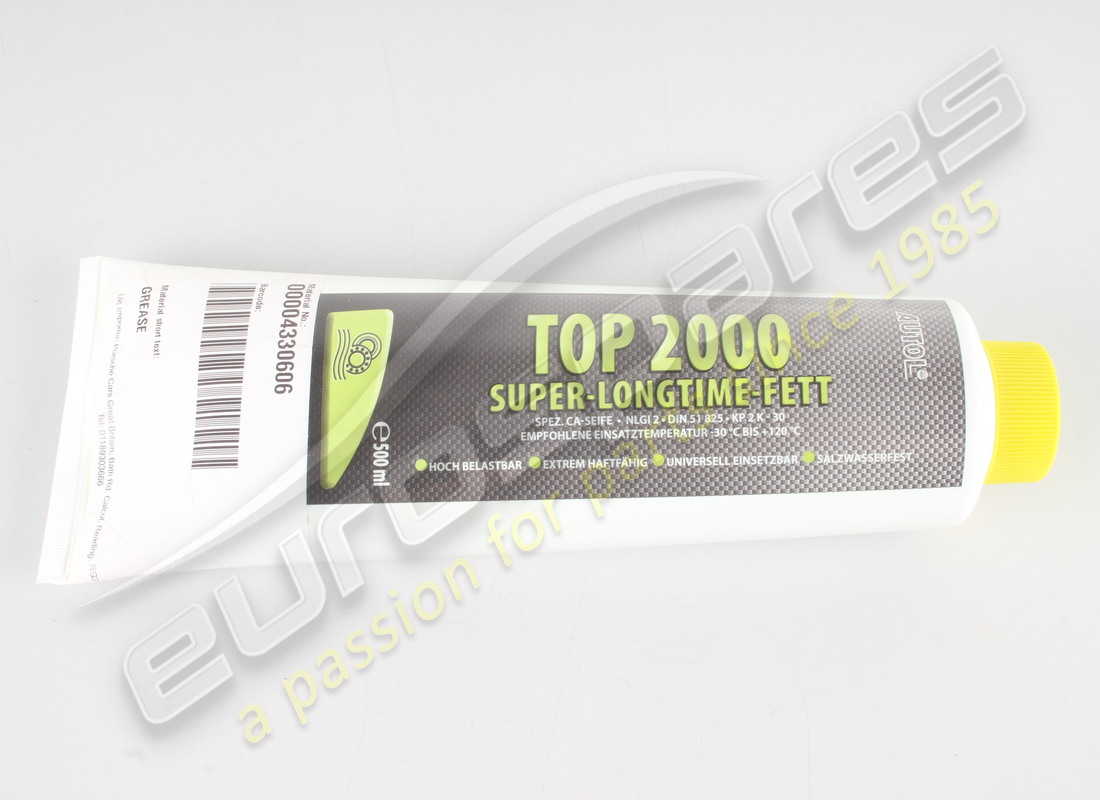 NEW PORSCHE GREASE. PART NUMBER 00004330606 (1) new porsche grease. part number 00004330606 (1)