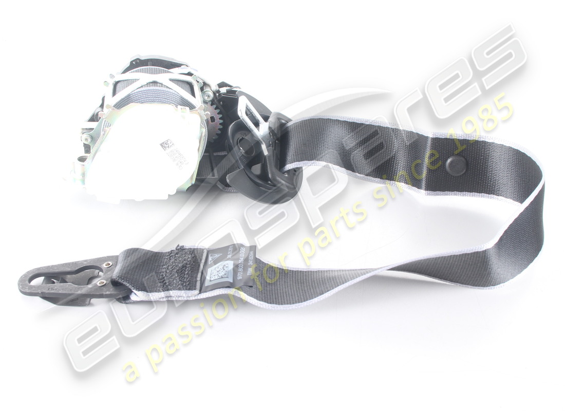 new porsche 3-point belt black/silver. part number 97080303403og5 (2)