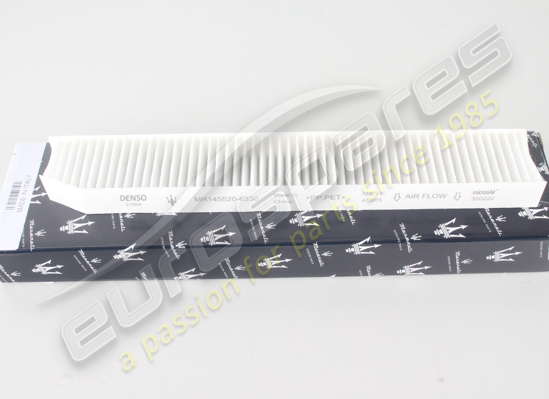 NEW MASERATI CABIN AIR FILTER. PART NUMBER 670215189 (1) new maserati cabin air filter. part number 670215189 (1)