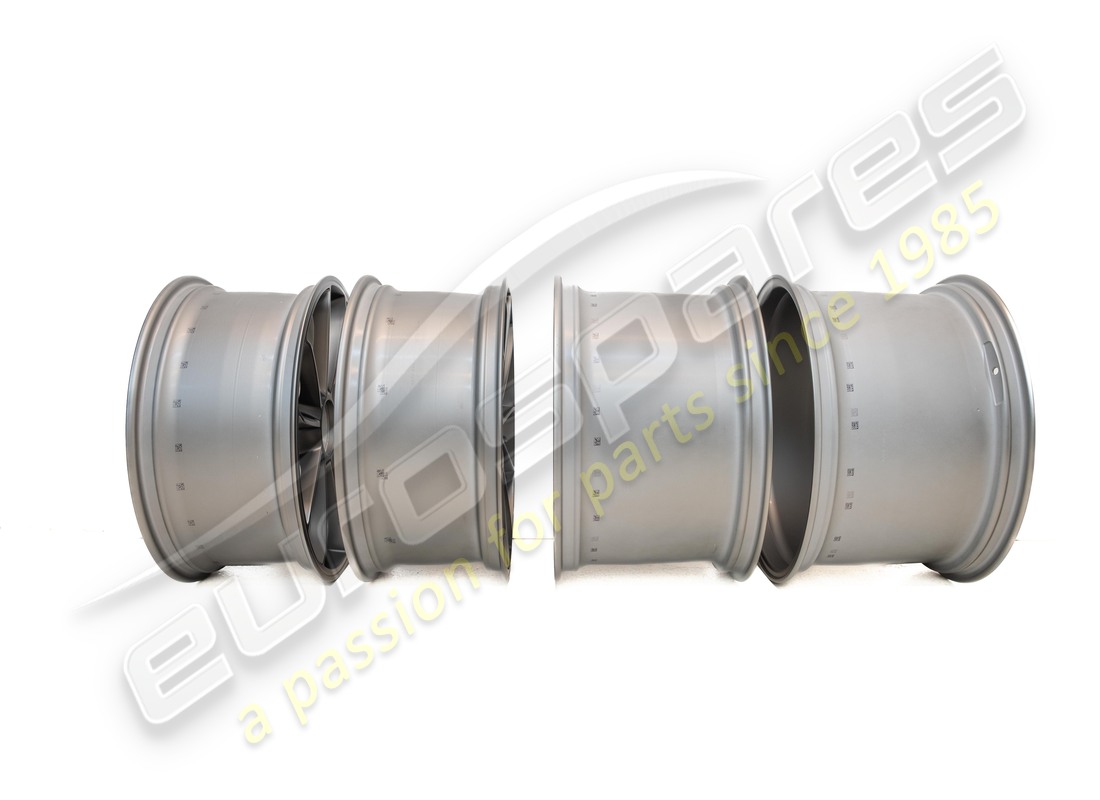 new porsche 20-inch gt3 set of wheels - in platinum (satin-gloss). part number 99104460311 (3)