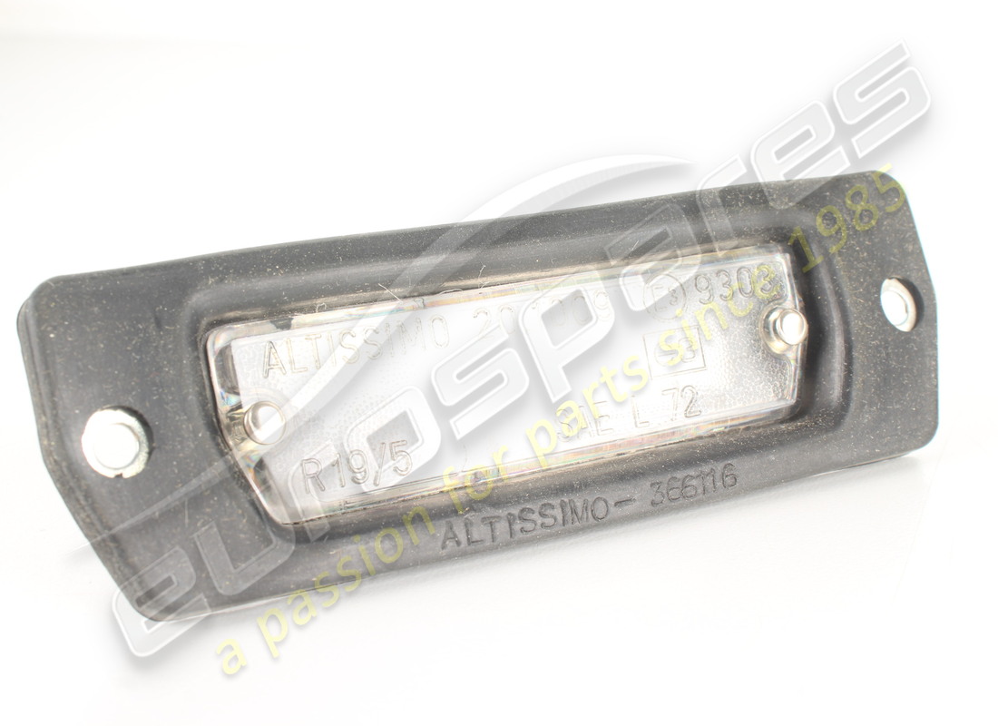 NEW FERRARI NUMBER PLATE LAMP. PART NUMBER 146446 (1) new ferrari number plate lamp. part number 146446 (1)