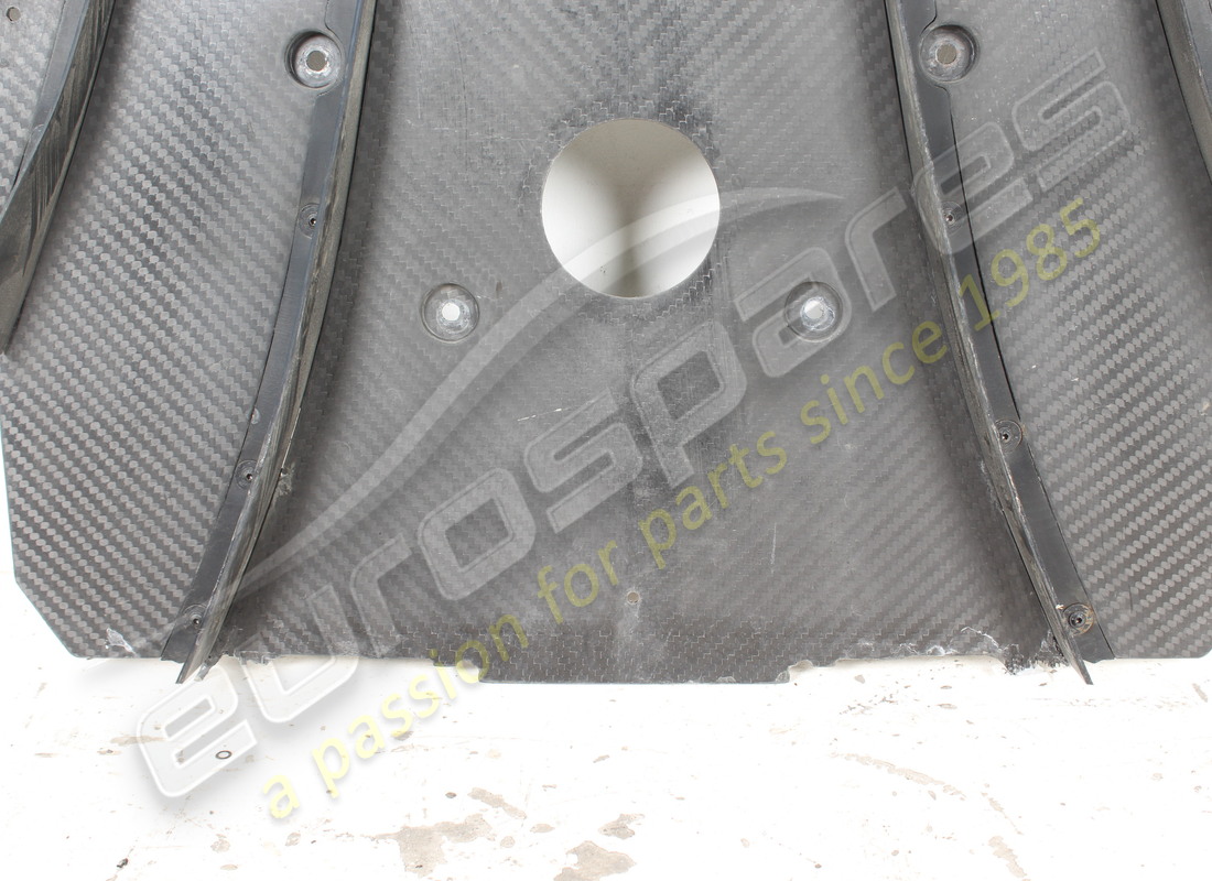 DAMAGED FERRARI FRONT UNDERBODY SHIELD. PART NUMBER 958160 (5) damaged ferrari front underbody shield. part number 958160 (5)