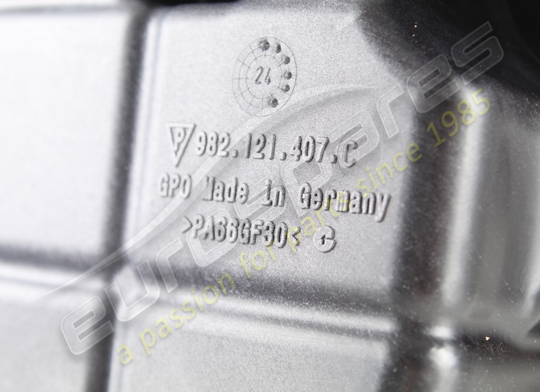 NEW PORSCHE COOLANT EXPANSION TANK. PART NUMBER 982121407C (2) new porsche coolant expansion tank. part number 982121407c (2)