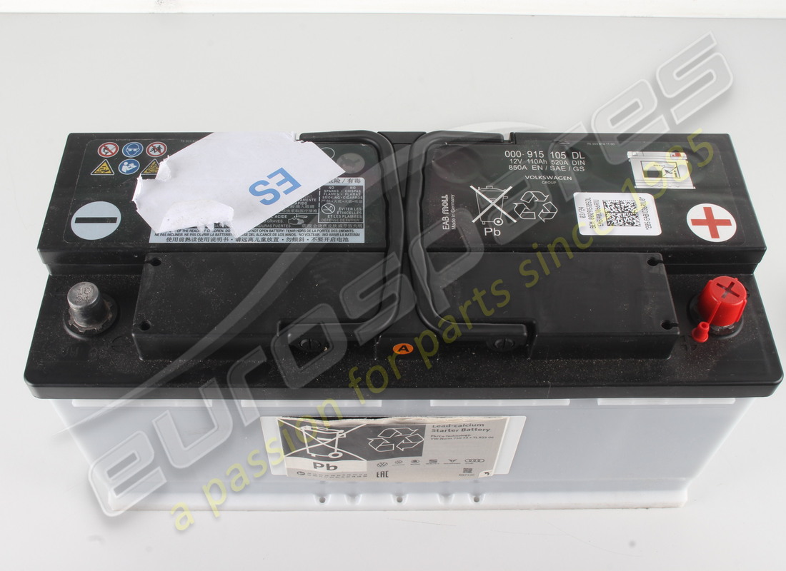 NEW PORSCHE BATTERY. PART NUMBER 9A7915105C (2) new porsche battery. part number 9a7915105c (2)