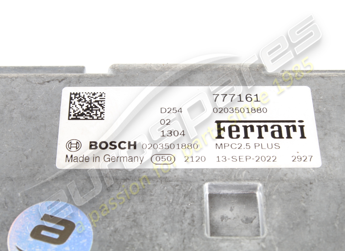 USED FERRARI CAMERA DI SERIE CON CP2. PART NUMBER 777161 (6) used ferrari camera di serie con cp2. part number 777161 (6)