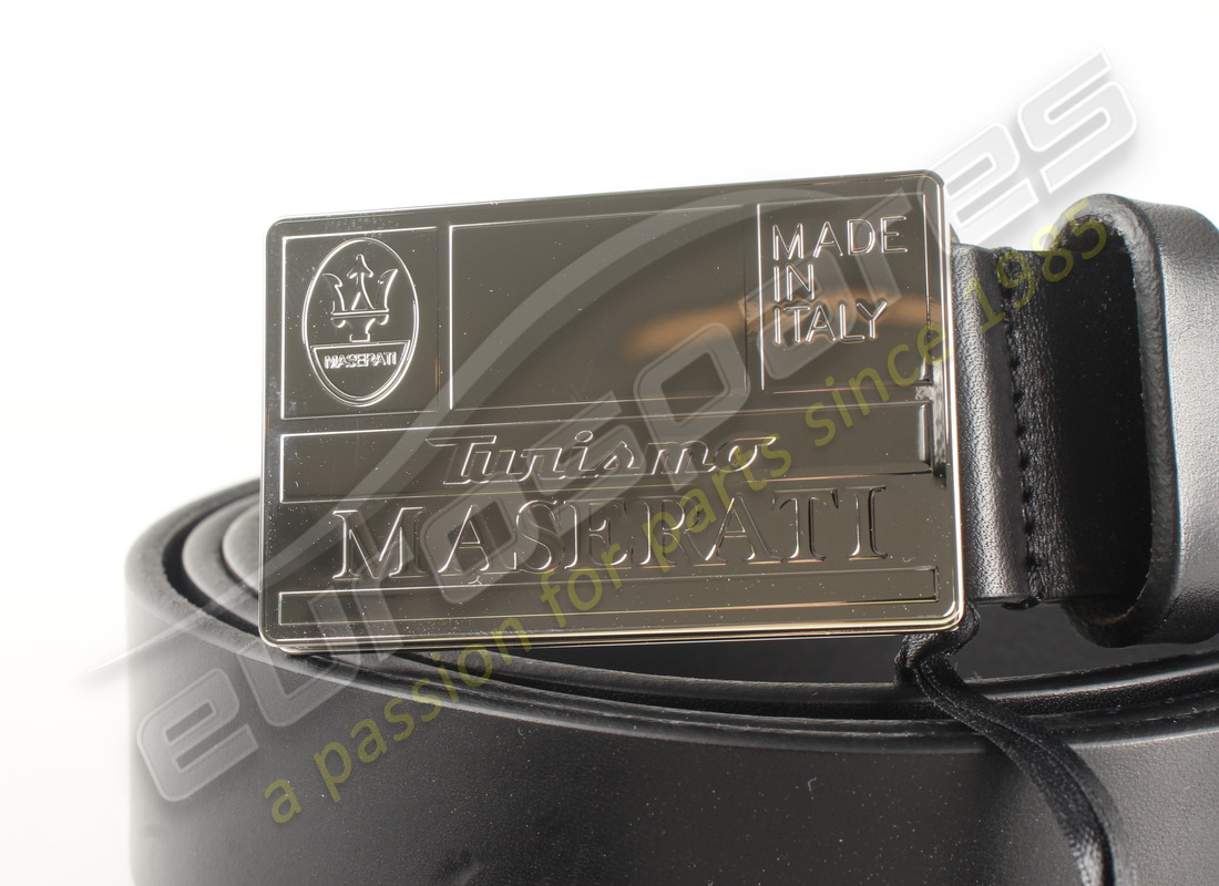 NEW MASERATI LEATHER BELT. PART NUMBER 920002455 (3) new maserati leather belt. part number 920002455 (3)