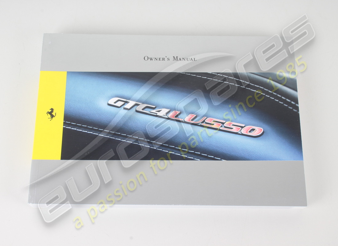 new ferrari owner's manual. part number 854726 (1)