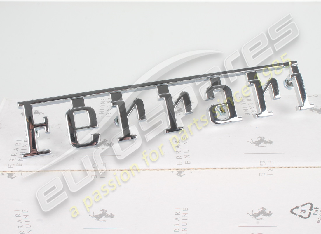 new ferrari rh chrome badge. part number 266499 (3)
