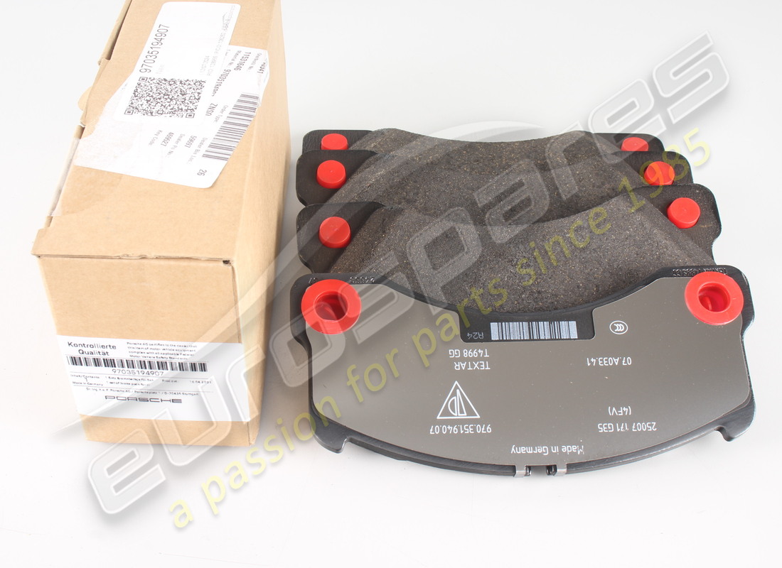 new porsche 1 set of brake pads for disk brake. part number 97035194907 (4)