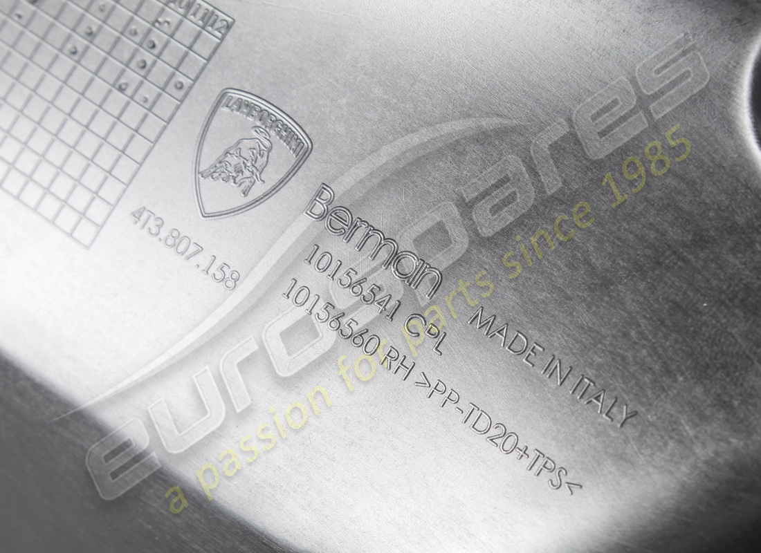 NEW LAMBORGHINI AIR DEFLECTOR. PART NUMBER 4T3807158 (3) new lamborghini air deflector. part number 4t3807158 (3)