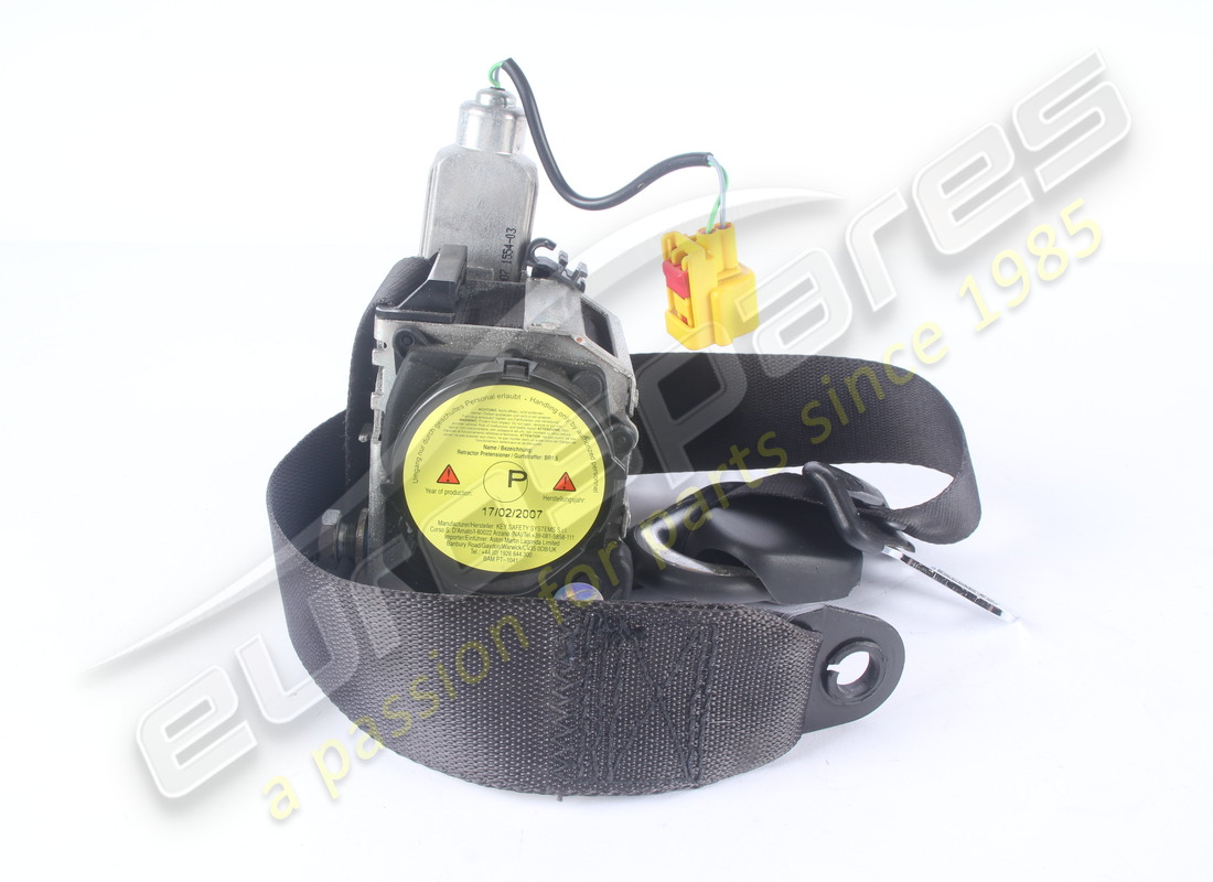 used aston martin seatbelt assembly, lh - warm charcoal. part number 4g43611b70dcw (4)