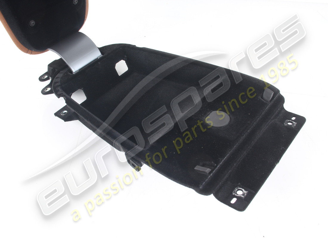 USED EUROSPARES REAR UNIT TRAY WITH COMPARTMENT DOOR IN ALCANTARA (COLOUR CUOIO). PART NUMBER EAP1723567 (5) used eurospares rear unit tray with compartment door in alcantara (colour cuoio). part number eap1723567 (5)