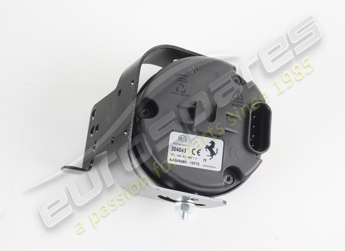 NEW FERRARI COMPLETE ANTI-THEFT SYSTEM SIREN. PART NUMBER 304043 (2) new ferrari complete anti-theft system siren. part number 304043 (2)