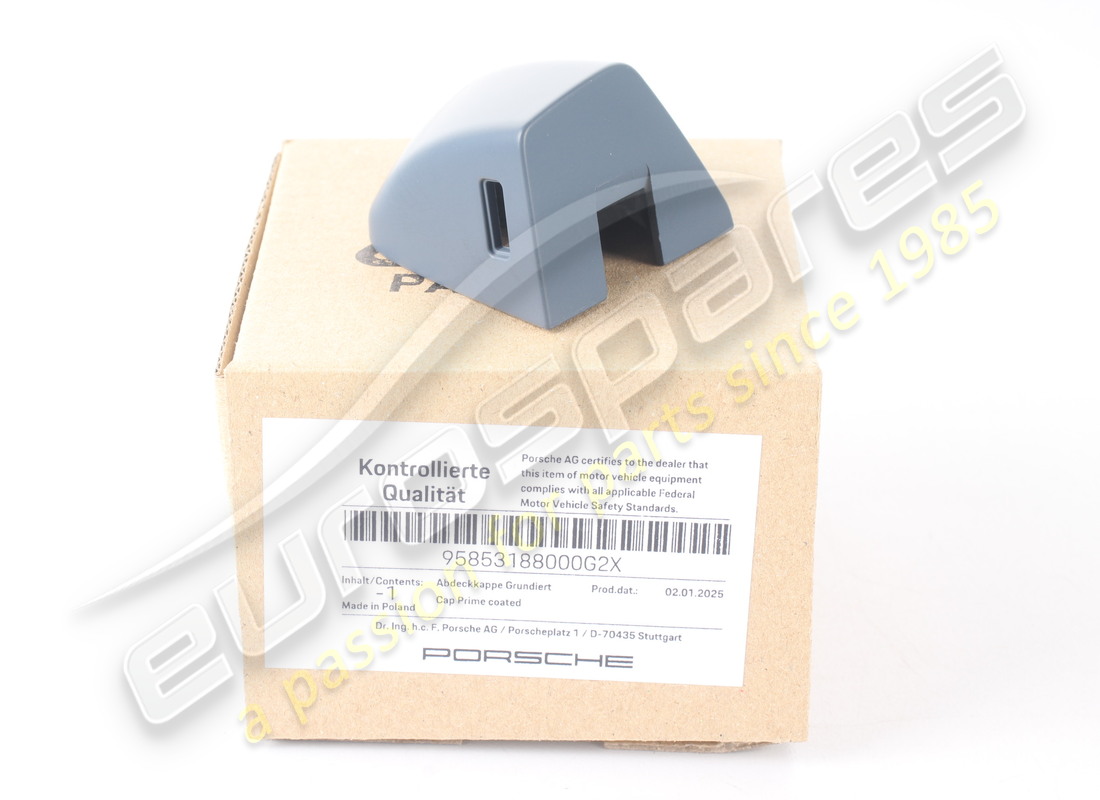 new porsche cap right rhd driver's door (pr:l0r) primed. part number 95853188000g2x (1)