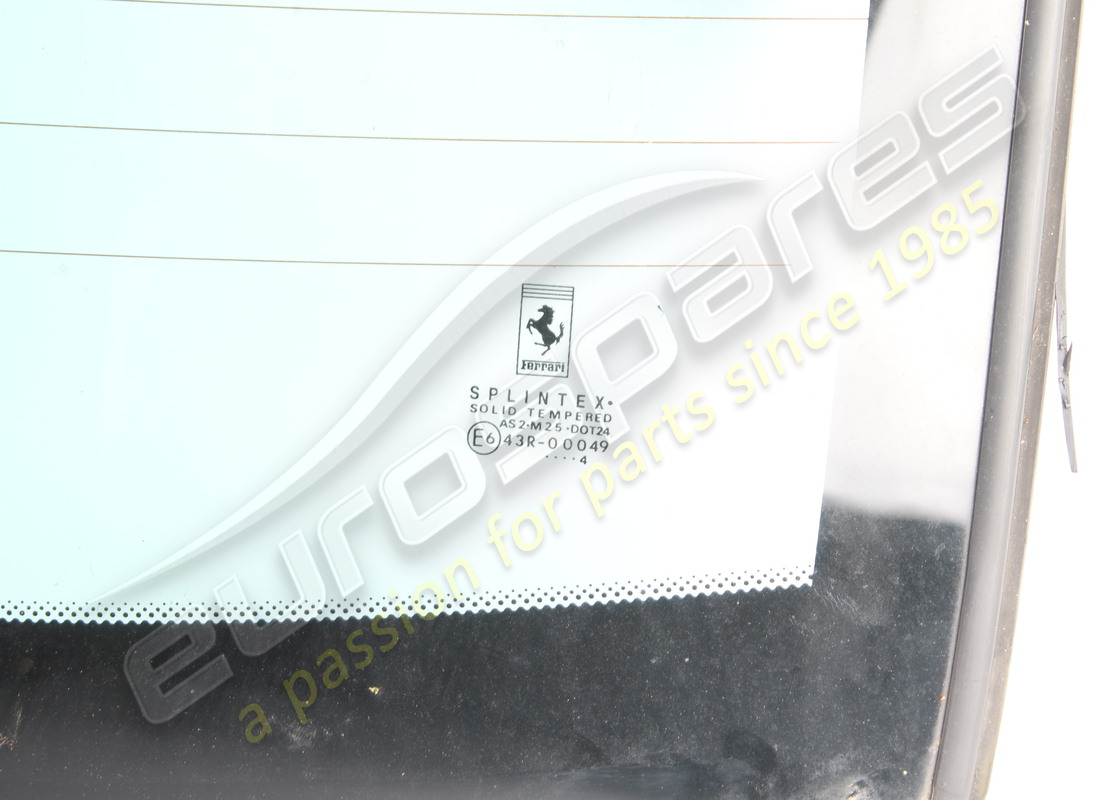 USED FERRARI REAR-WINDOW GLASS. PART NUMBER 66855800 (2) used ferrari rear-window glass. part number 66855800 (2)