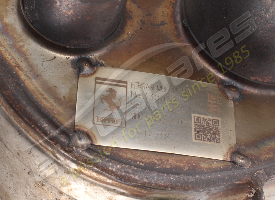 used ferrari rear lh silencer. part number 330052 (7)