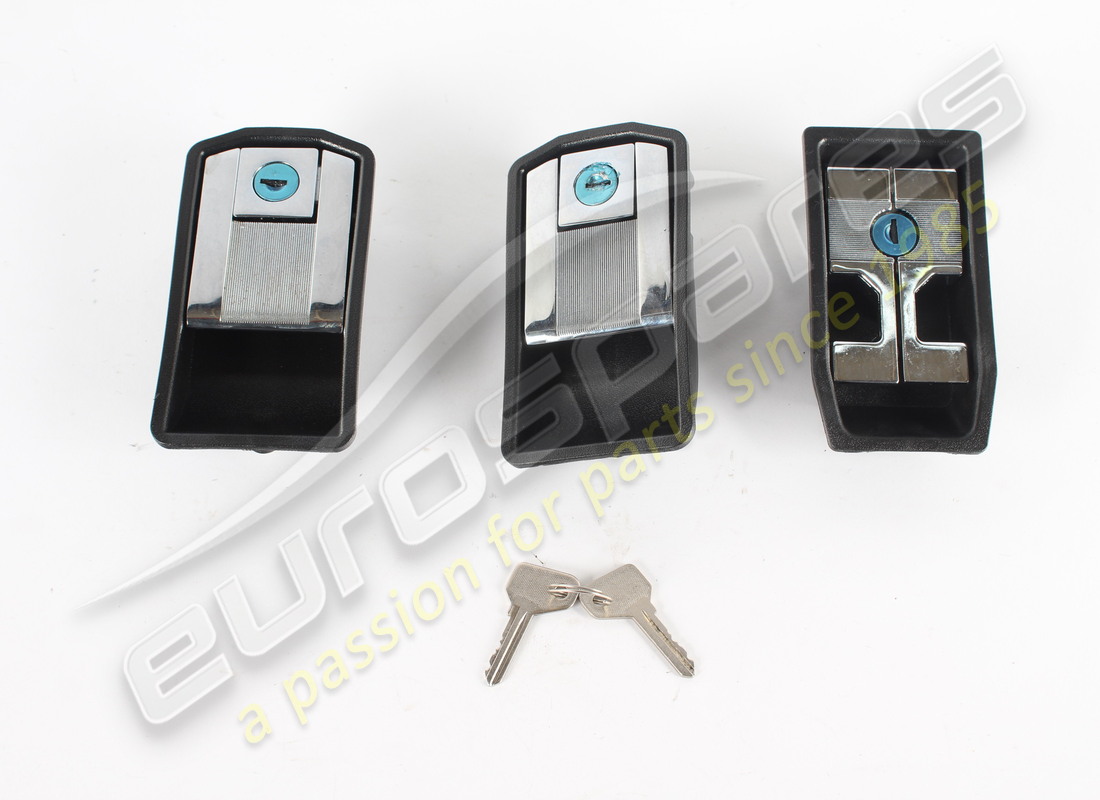 NEW EUROSPARES LOCK SETS (BLACK). PART NUMBER 40354003A (1) new eurospares lock sets (black). part number 40354003a (1)