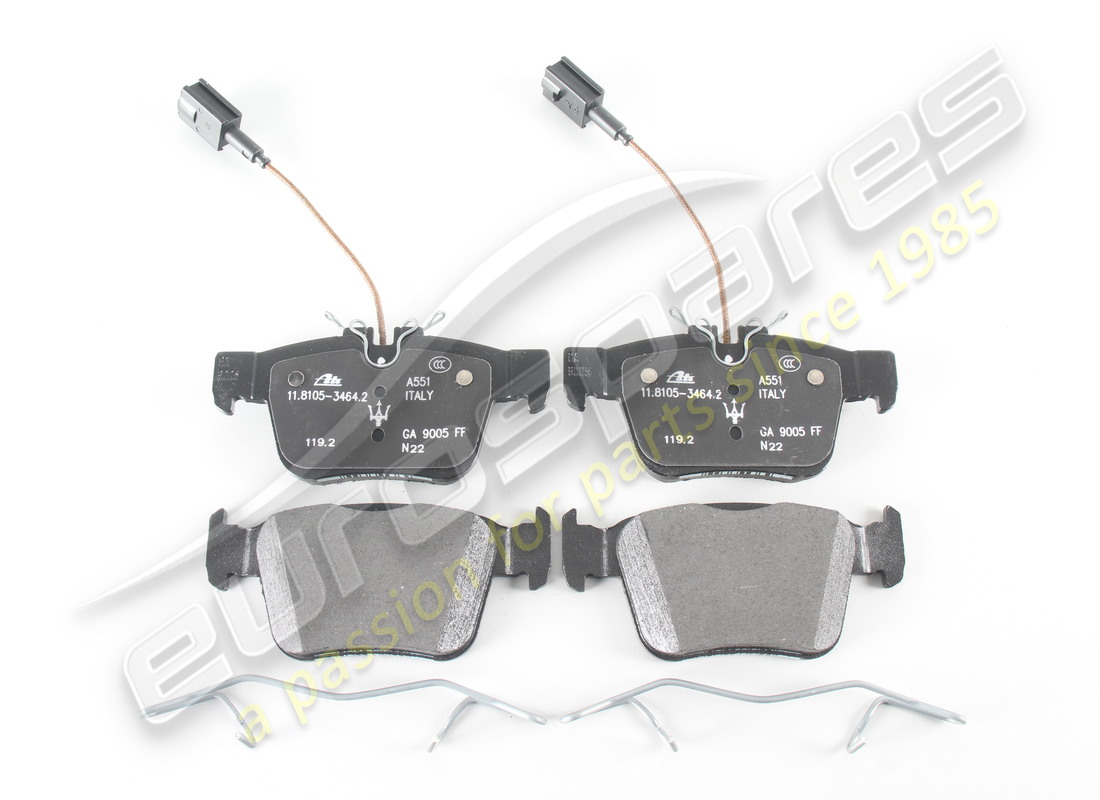 NEW MASERATI REAR PAD SET. PART NUMBER 673012304 (1) new maserati rear pad set. part number 673012304 (1)