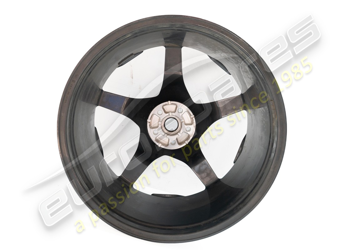 used ferrari lh rear wheel 23'' (diamond cut/gray). part number 895995 (3)