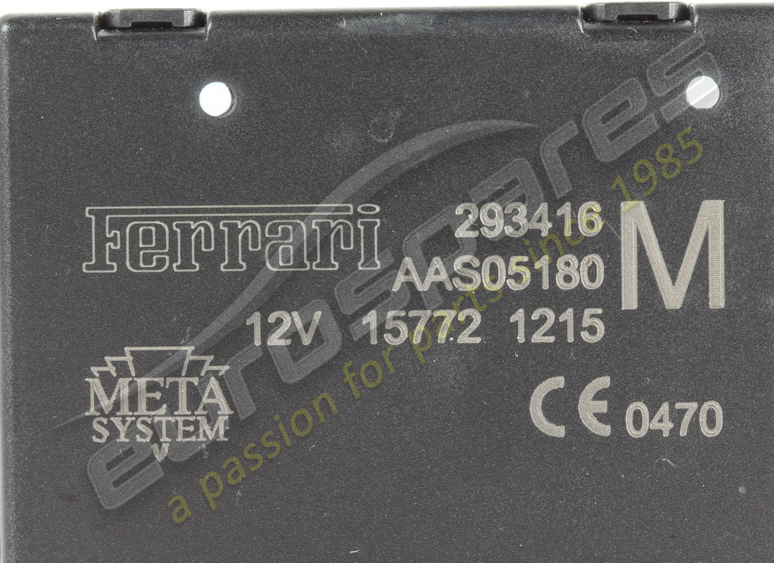 USED FERRARI MASTER DIPOLE ANTI-LIFT SENS. PART NUMBER 293416 (3) used ferrari master dipole anti-lift sens. part number 293416 (3)