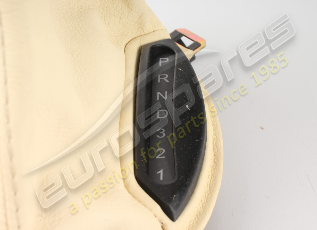 NEW (OTHER) MASERATI AUTOMATIC GEAR LEVER LEATHER SURROUND - RHD - CREAM. PART NUMBER 981001402 (2) new (other) maserati automatic gear lever leather surround - rhd - cream. part number 981001402 (2)