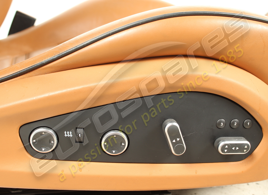 USED EUROSPARES COMPLETE FRONT & REAR SEET SET ( CUIOIO LEATHER WITH BLACK STITCHING ). PART NUMBER EAP1566195 (8) used eurospares complete front & rear seet set ( cuioio leather with black stitching ). part number eap1566195 (8)