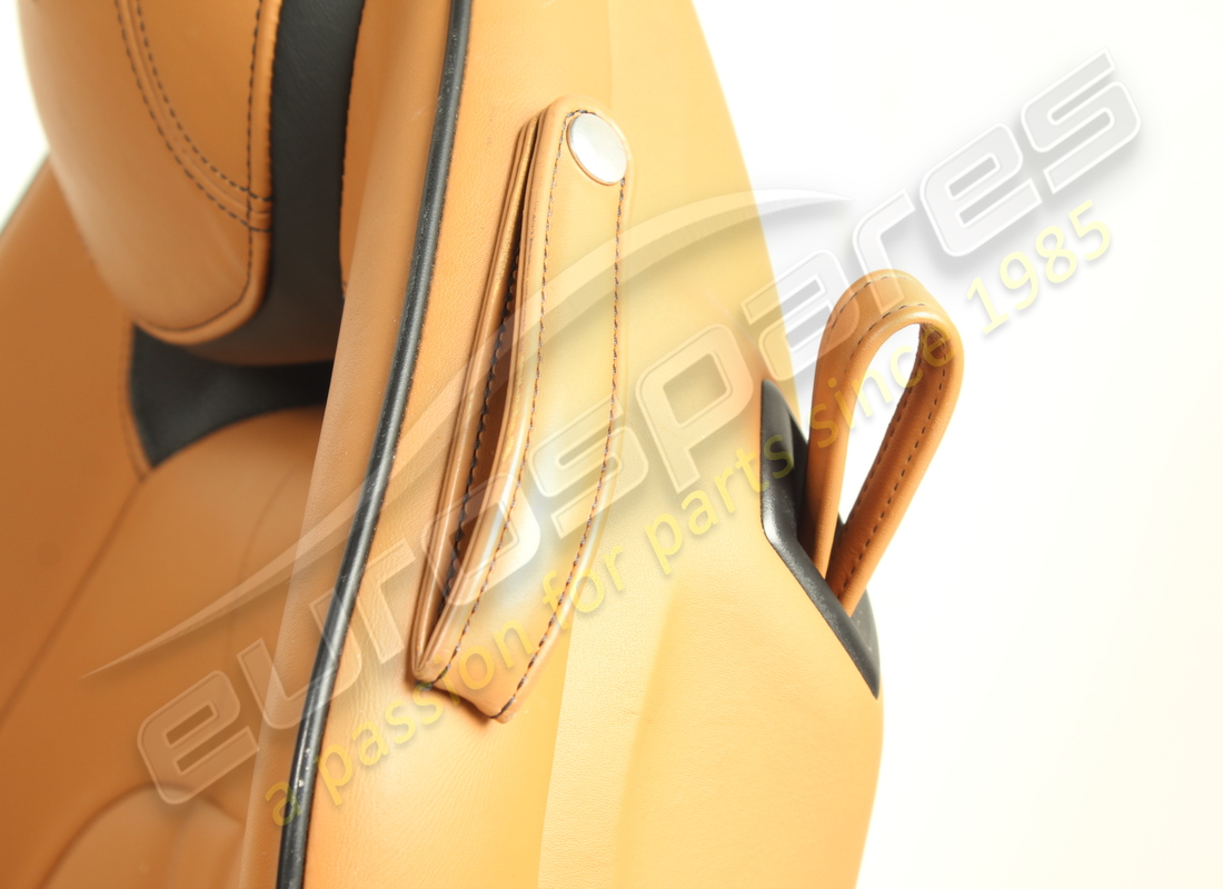 USED EUROSPARES COMPLETE FRONT & REAR SEET SET ( CUIOIO LEATHER WITH BLACK STITCHING ). PART NUMBER EAP1566195 (7) used eurospares complete front & rear seet set ( cuioio leather with black stitching ). part number eap1566195 (7)