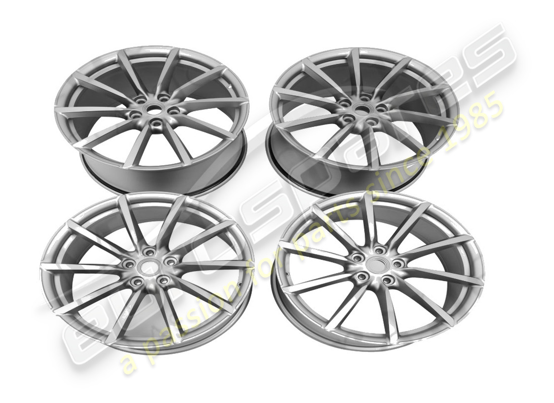 NEW FERRARI SET OF PAINTED, FORGED WHEEL. PART NUMBER 70004423 (1) new ferrari set of painted, forged wheel. part number 70004423 (1)