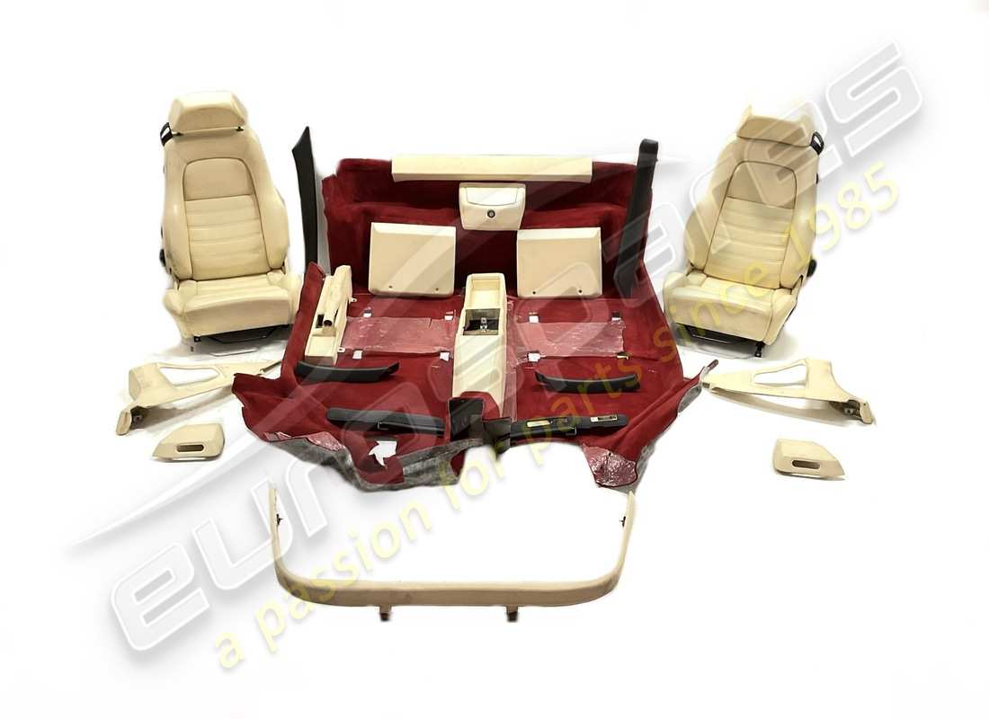 used eurospares 355cream & black interior with red carpet (used). part number eap1394573 (2)