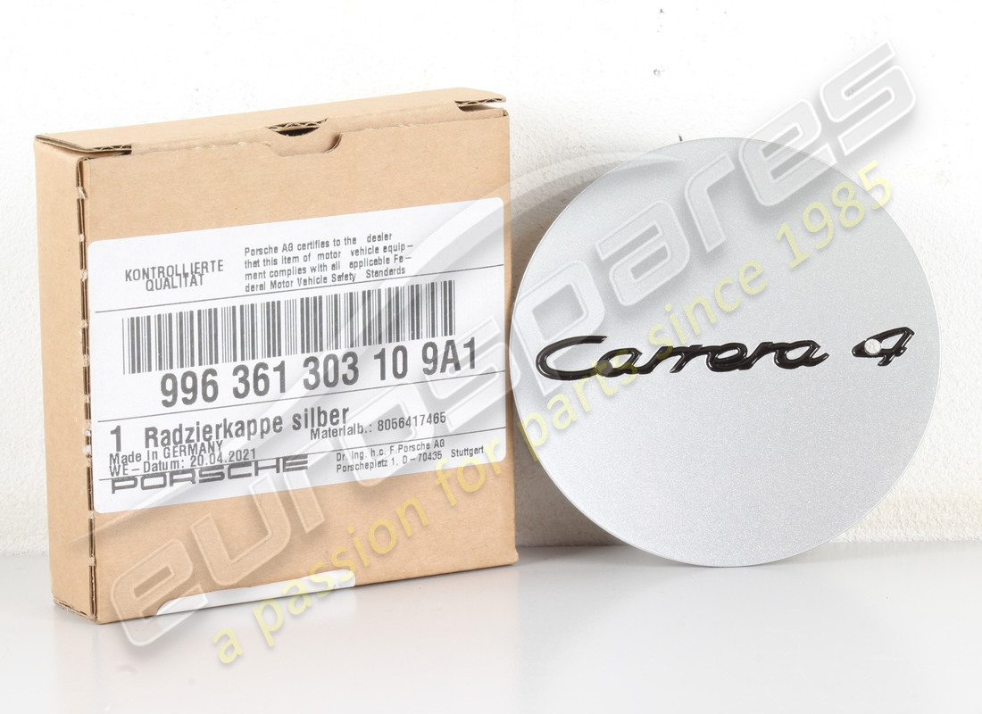 new porsche wheel trim cap carrera 4 silver. part number 996361303109a1 (4)