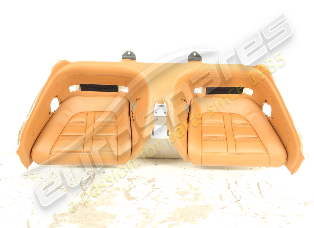 USED EUROSPARES COMPLETE FRONT & REAR SEET SET ( CUIOIO LEATHER WITH BLACK STITCHING ). PART NUMBER EAP1566195 (16) used eurospares complete front & rear seet set ( cuioio leather with black stitching ). part number eap1566195 (16)